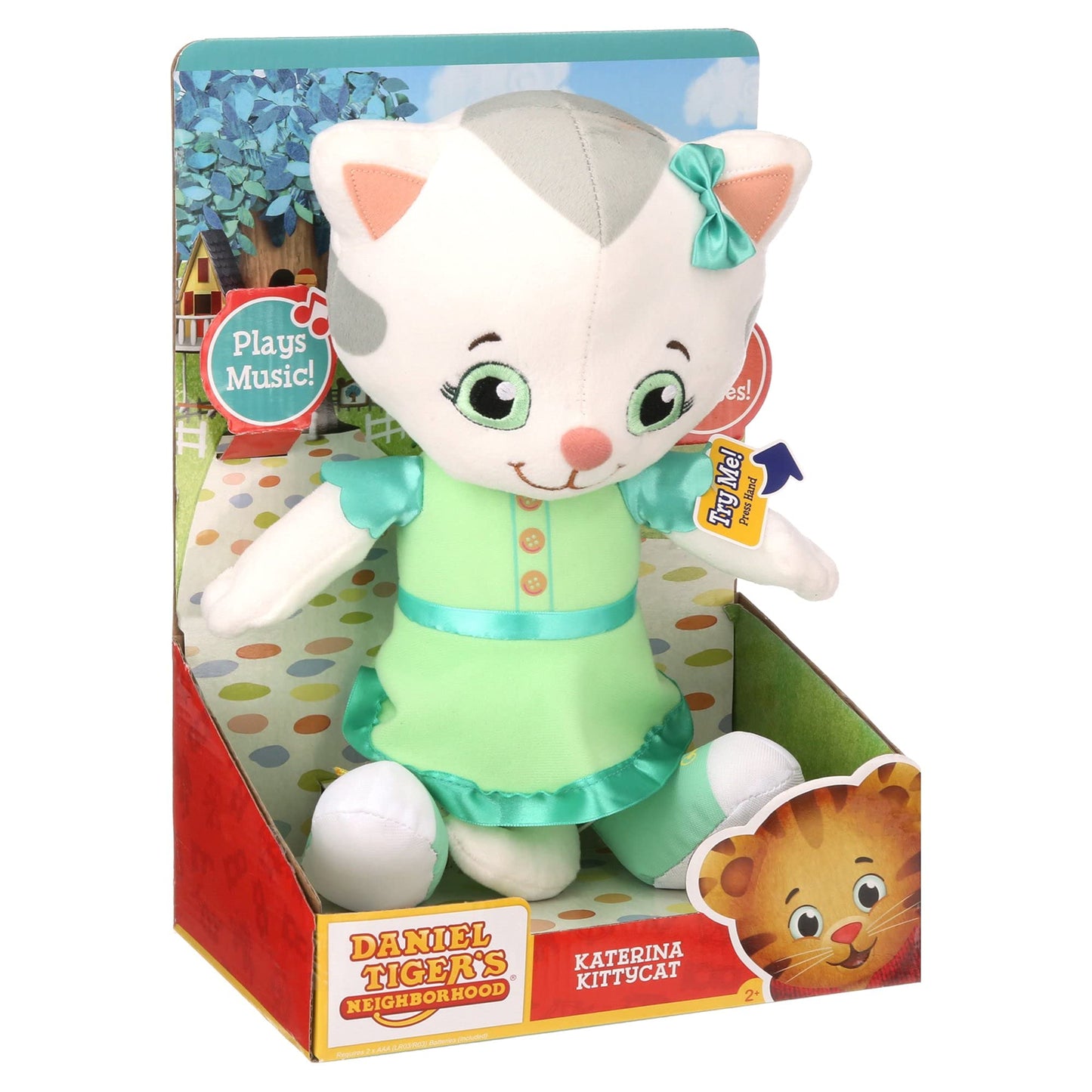 Daniel Tiger'S Neighborhood Friend Katerina Kittycat Plush, 12 Inches