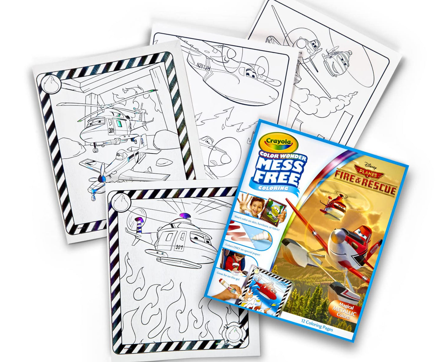 Crayola Color Wonder Refill - 12 Mess Free Coloring Pages, Multi, Model 752476