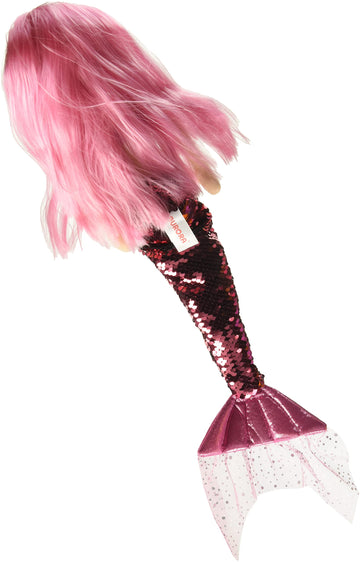Aurora® Enchanting Sea Sparkles™ Sequin Sparkles™ Ava Stuffed Doll - Imaginative Play - Magical Companions - Pink 18 Inches
