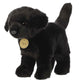 Aurora® Realistic Miyoni® Black Labrador Stuffed Animal - Lifelike Detail - Cherished Companionship - Black 10 Inches