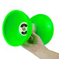Magicyoyopro Triple Bearing Green Diabolo Medium Size 5” Chinese Yoyo Toy With 2 Pair Carbon Sticks+ 2 Extra Strings +1 Net Bag, High Performance Chinese Yoyo Diabolo Skill Toy