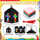 VIHOSE 16 Sets Religious Crafts Kits Christian Cross Lantern Crafts Bulk Christian Sunday School Suncatcher Cross Ornaments Chur