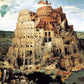 CHAMBERART 1000 Piece Jigsaw Puzzle - The Tower of Babel, Multicolored, Finished Size: 20 x 29 inches, Model A-1099