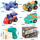 Take-Apart Electric Building Toys Car, Toddler & Kids Tool Set with Motor & Electric Drill, STEM Educational Construction Toy fo