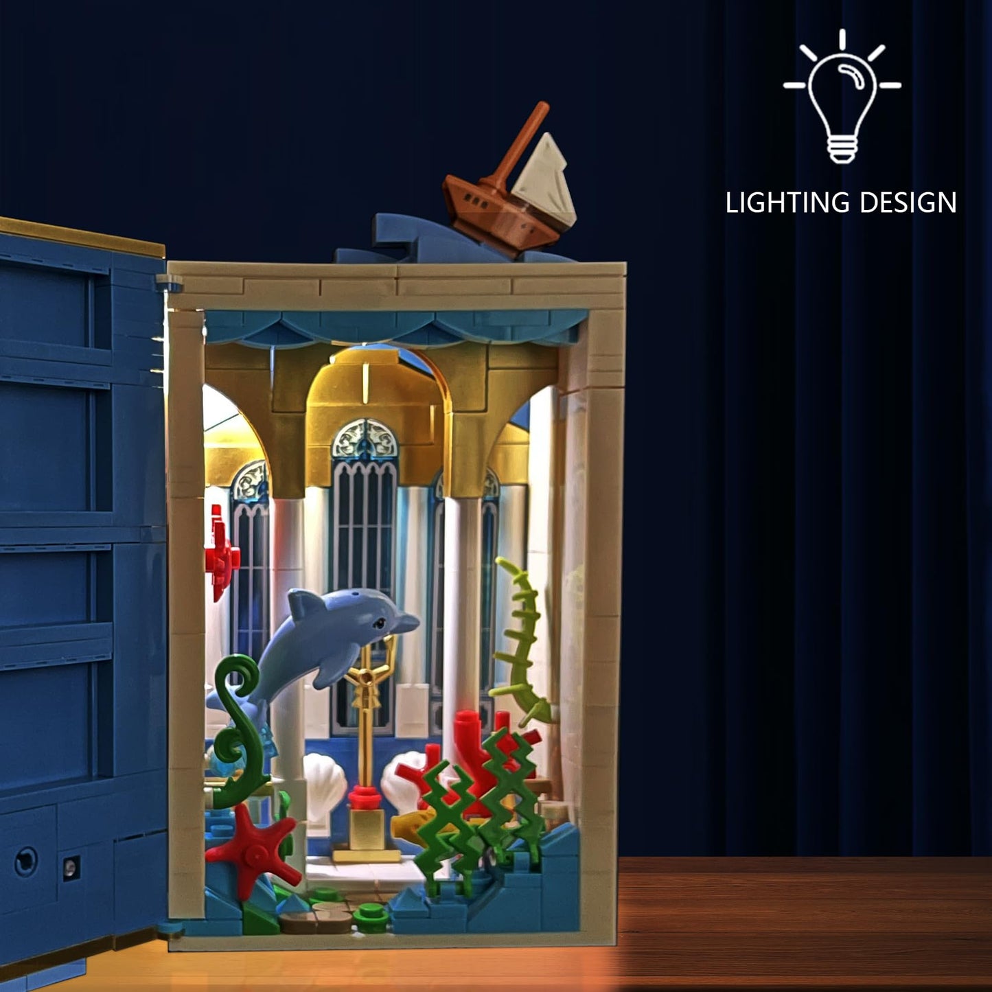 Vinbosion Fairytale Book Building Blocks Set, Building Toys, Educational Toys, Book Toys Gift For Birthday,Christmas, New Year