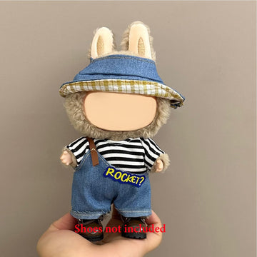 Clothes for Doll(NO Doll Included) 15/17cm Doll Clothes Set for Doll Outfit Accessories for Doll Cowboy
