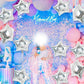 TONIFUL 30Pcs 18 Inch Large Silver Star Shape Foil Balloons Big Silver Stars Helium Mylar Ballons for Birthday Wedding Baby Show