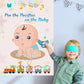 Pin The Tail On The Horse Game -Horse Party Games For Kids With 21'' X 28'' Poster, Resuable Tails Stickers Party Supplies For K