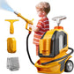 Czoalx Kids Clean Car Wash Toy Toddler Cleaning Set Car Washing Kit,Powerful Manual Pressure Washer With Scraper,Sponge,Rag,Pret
