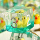 Duck DND Resin Dice, DNDND 7PCS Dungeons and Dragon Dice Set with Velvet Bag for D&D Role Playing Games and Tabletop Games(Duck