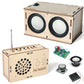 ANNISOKA STEM Building Kits for Kids 8-16, DIY FM Radio, Engineering Circuits, Model DK01, Wood