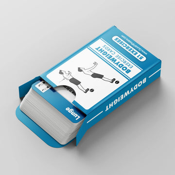 Palace Learning Bodyweight Exercise Cards - Fitness Playing Cards, 50+ Workouts, 2.5" x 3.5", Black, Plastic Material