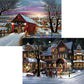 Bits And Pieces – Value Set Of Two 500 Piece Jigsaw Puzzles For Adults – The Joys Of Christmas, Winter Holiday Jigsaw Puzzles By Artist H. Hargrove, Completed Puzzle Size: 18' X 24'