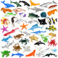 Fxmhehbb 46 Pack Mini Ocean Sea Animals Toys, Assorted Vinyl Plastic Ocean Animal Figures Sea Creatures Toys For Kids Party Favo