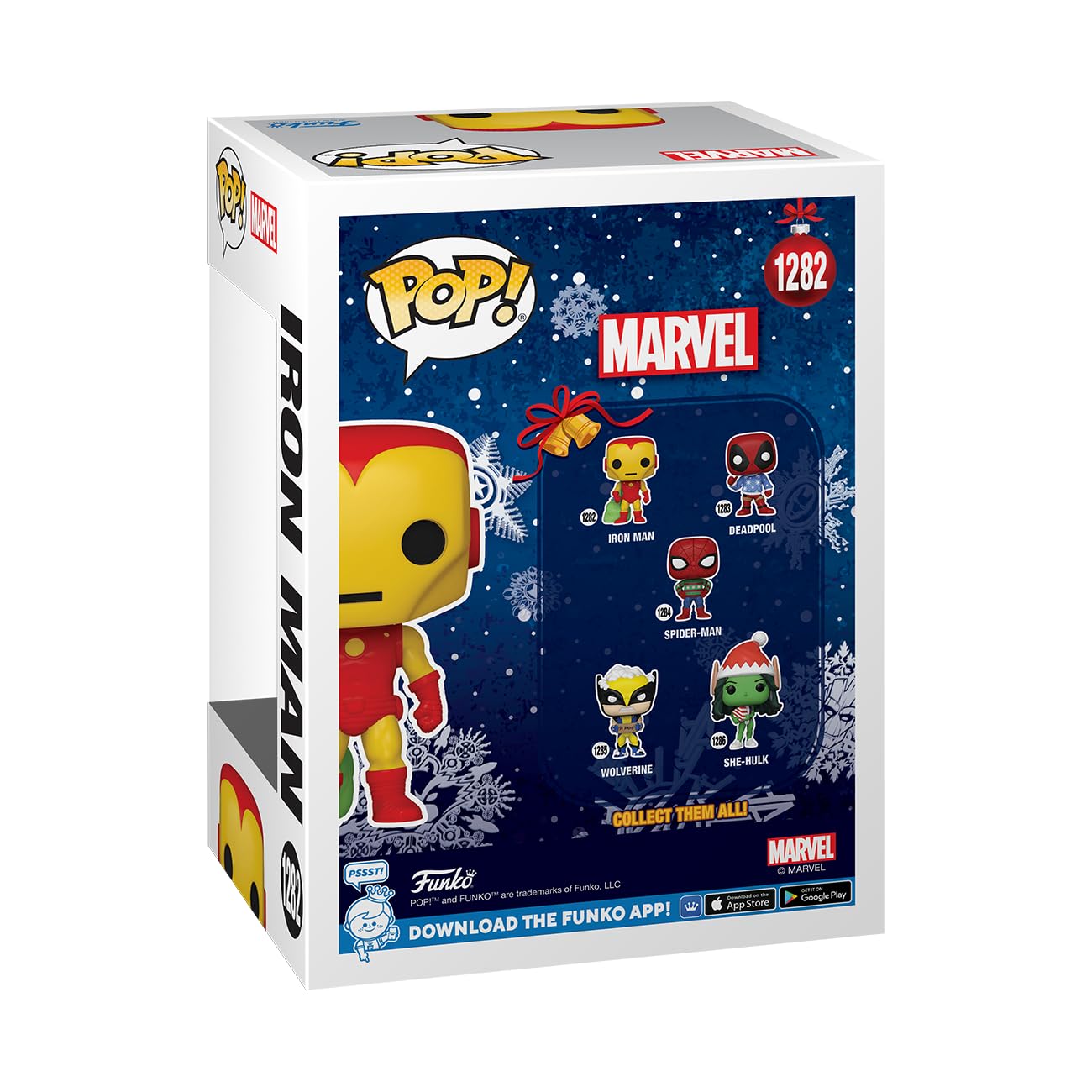 Funko Pop! Marvel: Holiday - Iron Man With Bag - Marvel Comics - Collectable Vinyl Figure - Gift Idea - Official Merchandise - For Kids & Adults - Movies Fans - Model Figure For Collectors