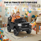 Segmart Licensed Chevrolet Silverado, 12V Ride-on Electric Truck for Kids with Remote Control, Battery Powered with Car Key/Gear