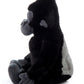 The Petting Zoo Gorilla Stuffed Animal, 12 Inch Plush Toy, Black, Model 420327, Gifts for Kids