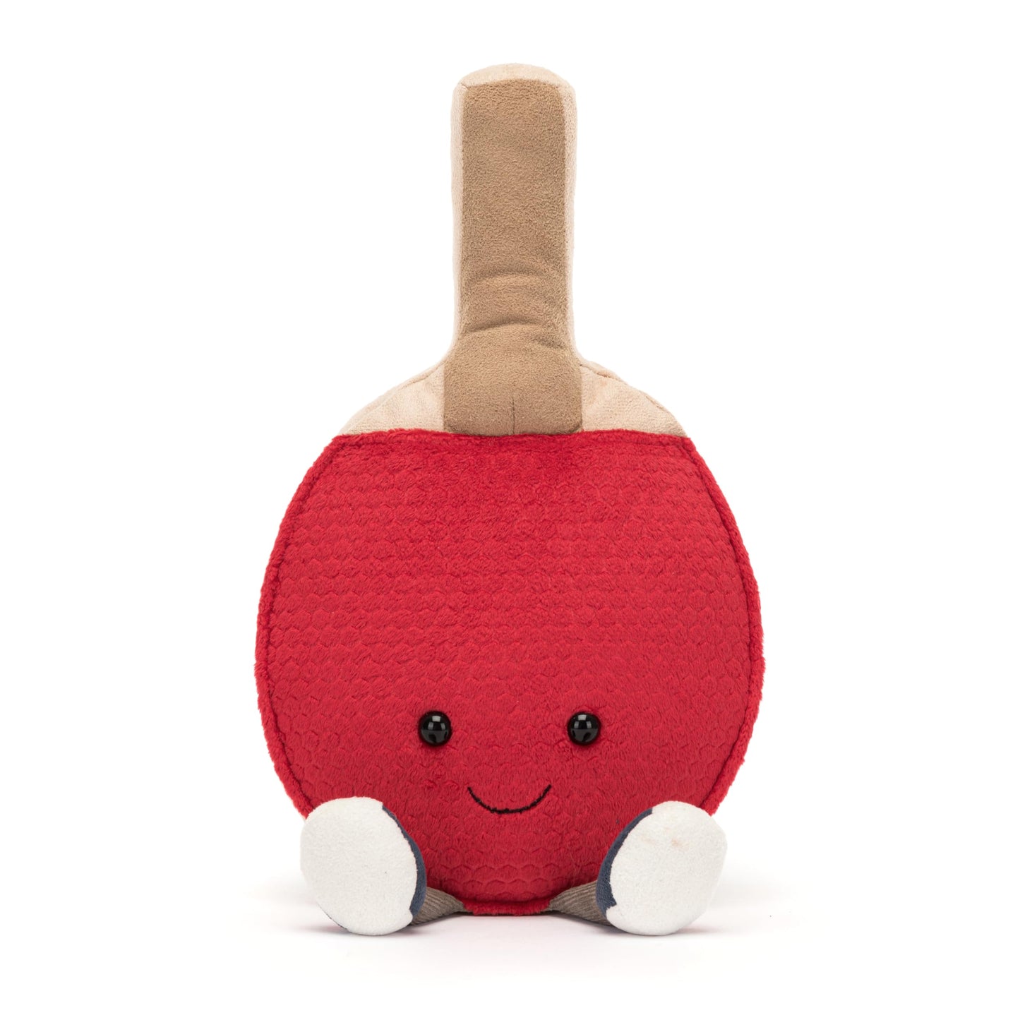 Jellycat Amuseables Table Tennis Paddle Toy - 11" Plush Gift for Sports Fans, Polyester, Table Tennis Color, Model 670983152647