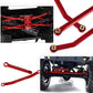 RCMYou RC Upgrades Part High Clearance Chassis Links & Skid Plate & Steering Rod Tie Links for 1/24 Axial SCX24 Bronco AXI00001