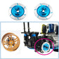 4Pcs Sharegoo Aluminum Alloy 12Mm Wheel Rim Hex Hub Brake Disc Decoration Compatible With Hsp Hpi Kyosho Traxxas Tamiya 1/10 4Wd