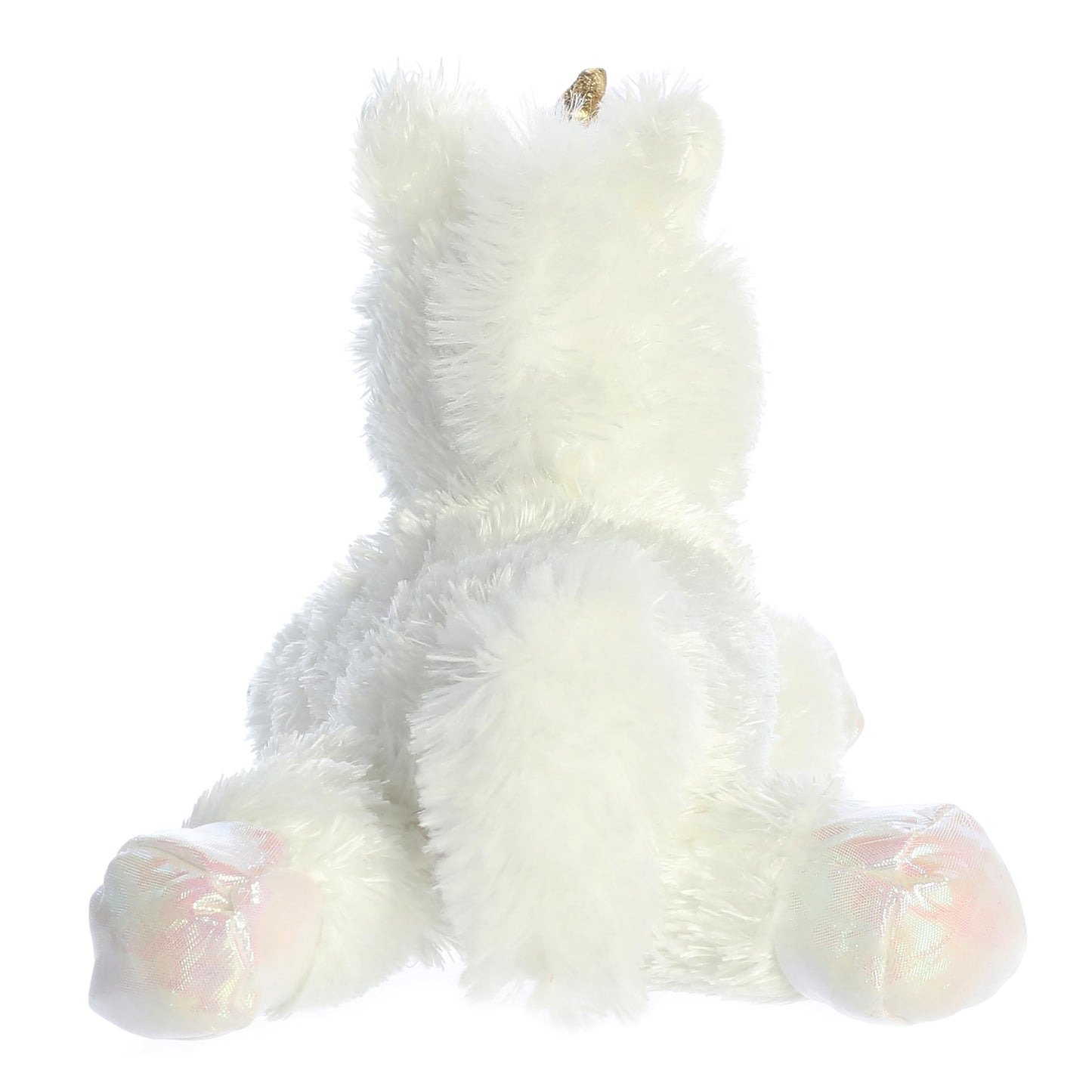 Aurora® Adorable Mini Flopsie™ Celestial™ Stuffed Animal - Playful Ease - Timeless Companions - White 8 Inches