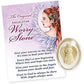 Angel Star 8719 Peace Angel Worry Stone, 1-1/2', Cream