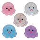5 Pcs Taba Octopus Squishy for Kids mature-themeds  Big Squid Squishy Toys for Stress Relief  Super Soft Squeeze Fidget Toys