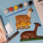 Eyewitness Kits Perfect Cast Llama Cast, Paint, Display And Learn Craft Kit