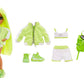 Rainbow High Jr High Series 2 Karma Nichols- 9 NEON Green Posable Fashion Doll with Designer Accessories and Open/Close Backpack