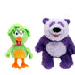 Jada Toys Donkey Hodie Plush Twin Pack - 8" Sound Toys - Purple Panda & Duck Duck - Ages 3+, Polyester, Model 34929
