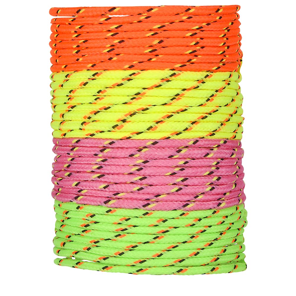 Rhode Island Novelty 144 (1 Gross) Neon Rope Friendship Bracelets New
