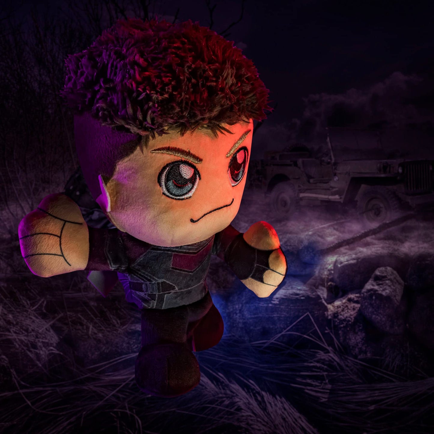 Bleacher Creatures Marvel Hawkeye 8' Kuricha Sitting Plush- Soft Chibi Inspired Toy