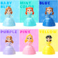 12Pcs Easter Egg Prefilled Princess Toys Easter Gifts For Kids Basket Stuffers Hunting Eggs Party Favor