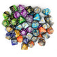 Smartdealspro Double-Colors Polyhedral Dice Sets With Pouches For D&D Dnd Rpg Mtg Dungeon And Dragons Table Board Roll Playing G