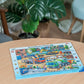 Ravensburger 05142 Children's Puzzle - Busy Construction Site, 24 Pieces, Cardboard, Teal/Turquoise Green