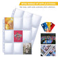 9 Pocket Page Protector, 400 Pack Trading Card Sleeve, Baseball Card Sheets For 3 Ring Binder, For Skylanders, Mtg, Coupon, Game