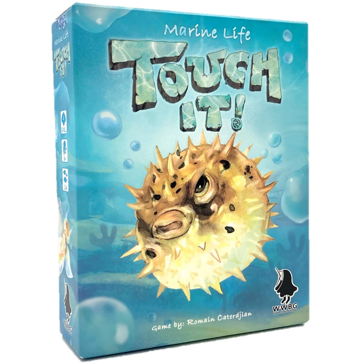 Wonderful World: Touch It! Marine Life  Sensory Party Card Game, Identify Pictures by Touch, Fun & Competitive, Family Ages 6+,