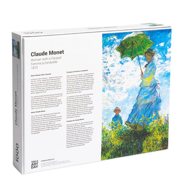 Today Is Art Day - Claude Monet - Woman With A Parasol - Puzzle - 1000-Piece