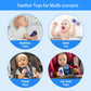 (2-Pack) Besosay Silicone Baby Remote Teether Teething Toys For Babies 0-3, 0-6, 6-12 Months, Soft Remote Teething Toys For Infa