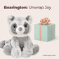 Bearington Ringo Plush Raccoon Stuffed Animal, 10.5 Inch, Soft Plush Material, Gray and Black