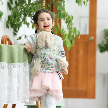 Gagaku Doll Carrier For Kids Toy Baby Doll Carrier Reborn Dolls Carrier Toy Baby Sling With Adjustable Straps For American Girl Doll Bitty Baby Doll Accessories - Green - Camellia