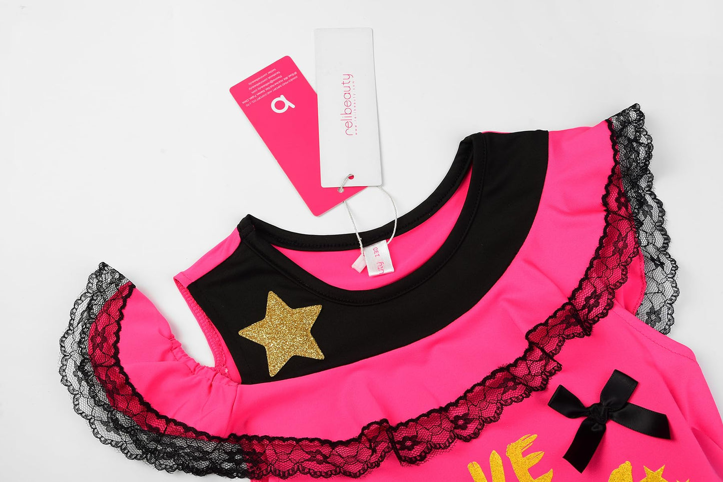 Relibeauty Girls 80S Costume Kids Fancy Dress Costumes Accessories For Girls Cosplay 1980S Theme Retro Party 8/140