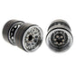 MEUS RACING 1.9'' Beadlock Wheels Rims, 120.5g Brass & Aluminum Deep-Dish Wheels for 1/10 RC Crawler SCX10 TRX4 VS4-10 Gen8 (D-T
