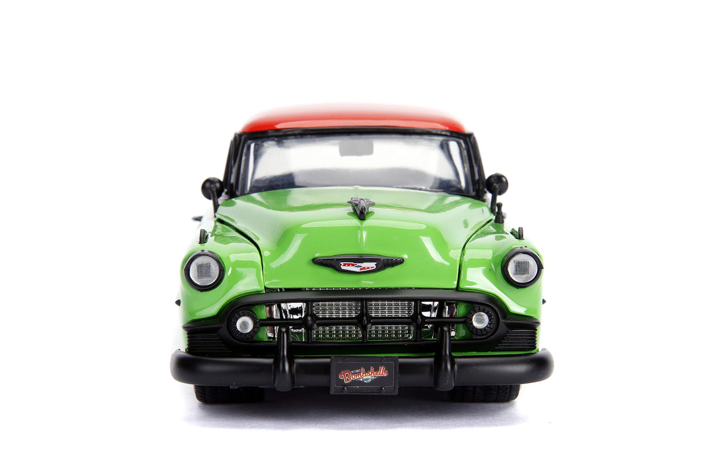 Jada Toys 1: 24 1953 Chevy Bel Air Hard Top W/Poison Ivy Figure, Green