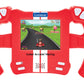 Lexibook, Cyber Arcade Racing, Motion Controlled Racing Console, 30 Racing, Action and Puzzle Games, Control by Tilting, Red, JL