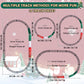 Christmas Train Set - Updated Remote Control Christmas Train Toys W/Smoke, Sounds, Lights, Rechargeable Electric Train For Aroun
