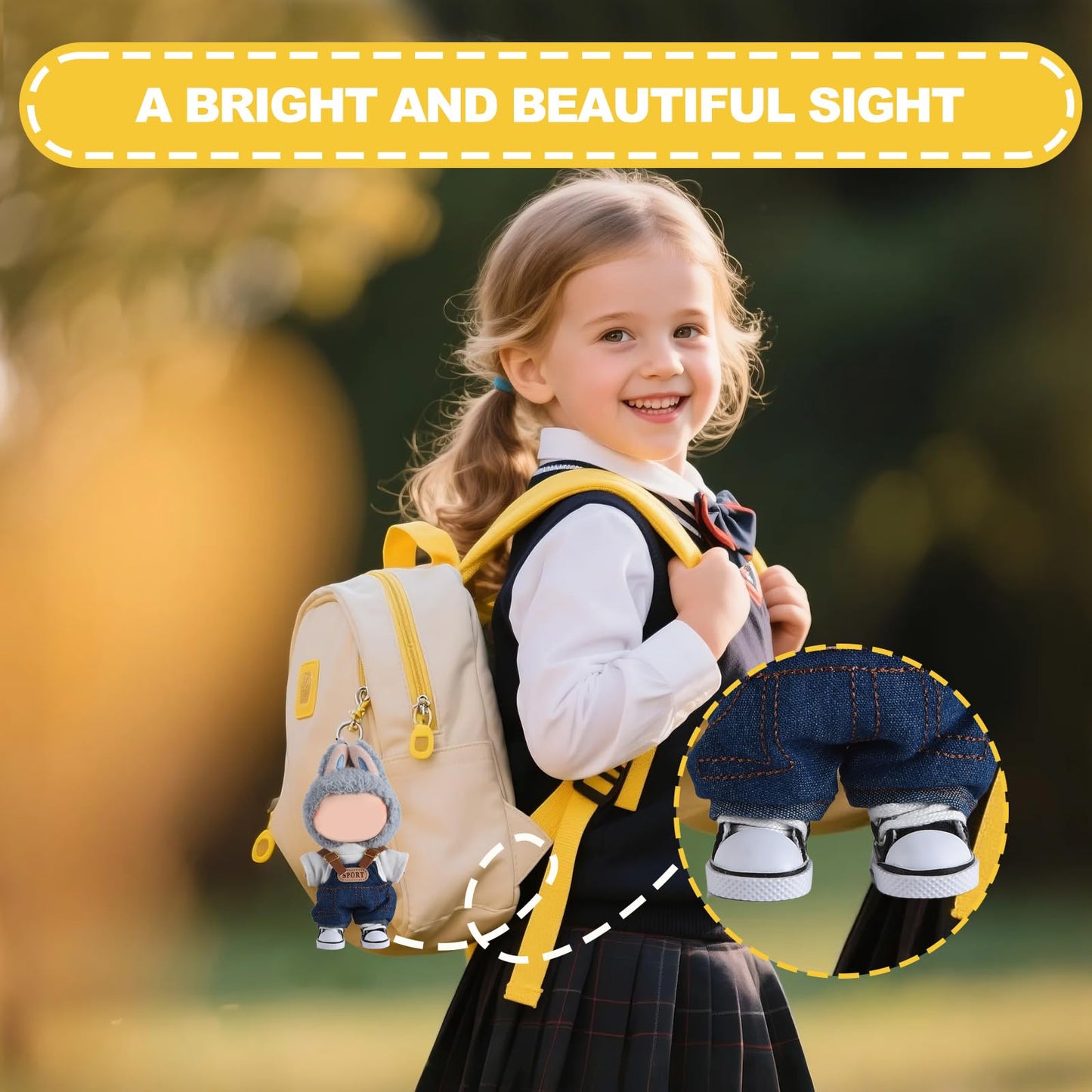 2025 New Version Doll Shoes  1 Pair enhanced Black Canvas Shoes  Perfect Match for bubu Clothes  Shoes for 15&17cm Doll Accessories