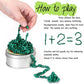 550Pcs Green Magnet Balls Desk Toys For Adults, Ferrite Crags Magnetic Putty Desk Fidget Toys For Office