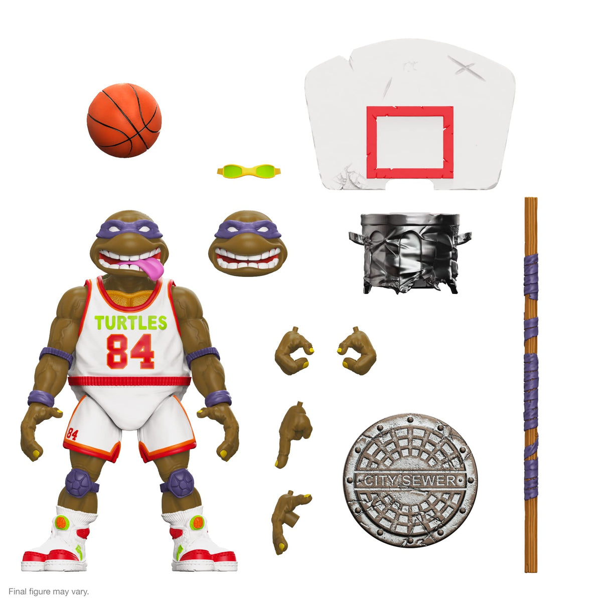 Super7 Teenage Mutant Ninja Turtles Slam Dunkin Don  ULTIMATES! 7 in Action Figure