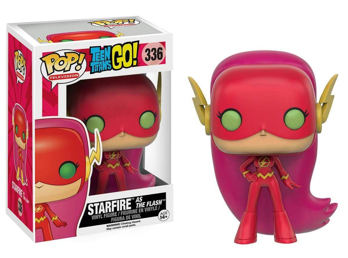 Funko Dc Teen Titans Go! Funko Pop! Television Starfire As The Flash Exclusive Vinyl Figure #336
